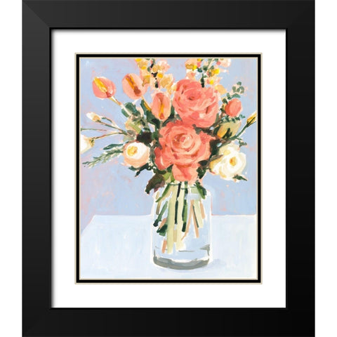 Undone Arrangement II Black Modern Wood Framed Art Print with Double Matting by Borges, Victoria