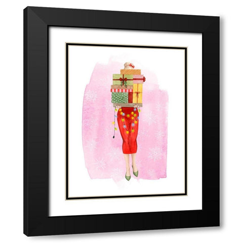 Mary Ann Bright I Black Modern Wood Framed Art Print with Double Matting by Popp, Grace