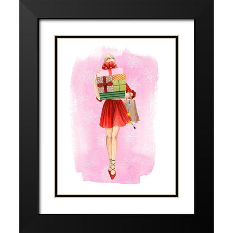 Mary Ann Bright II Black Modern Wood Framed Art Print with Double Matting by Popp, Grace