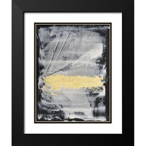 Re-Vision I Black Modern Wood Framed Art Print with Double Matting by Stramel, Renee W.