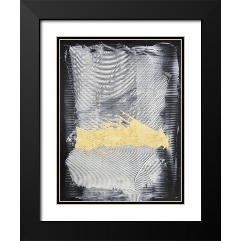 Re-Vision II Black Modern Wood Framed Art Print with Double Matting by Stramel, Renee W.