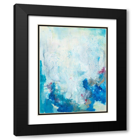 In the Mist II Black Modern Wood Framed Art Print with Double Matting by Combs, Joyce