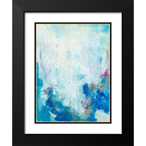 In the Mist II Black Modern Wood Framed Art Print with Double Matting by Combs, Joyce