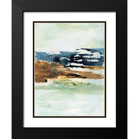 Northern Spring II Black Modern Wood Framed Art Print with Double Matting by Combs, Joyce