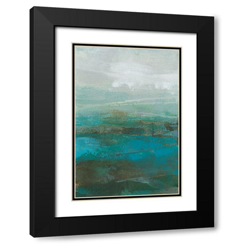 Werra IV Black Modern Wood Framed Art Print with Double Matting by Jachimiec, Sue