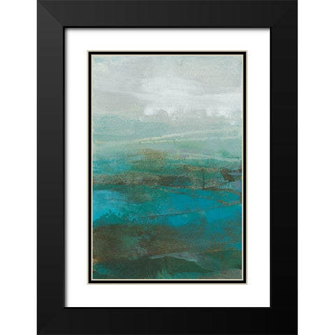 Werra IV Black Modern Wood Framed Art Print with Double Matting by Jachimiec, Sue