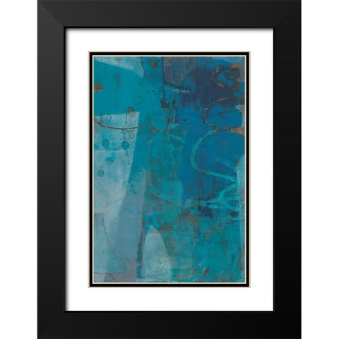 Chivy III Black Modern Wood Framed Art Print with Double Matting by Jachimiec, Sue