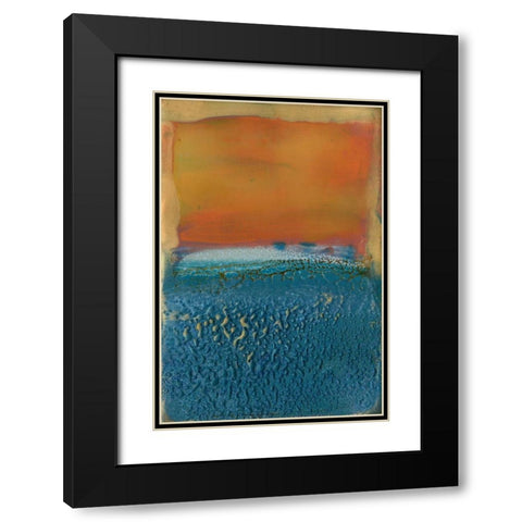 Skite II Black Modern Wood Framed Art Print with Double Matting by Jachimiec, Sue
