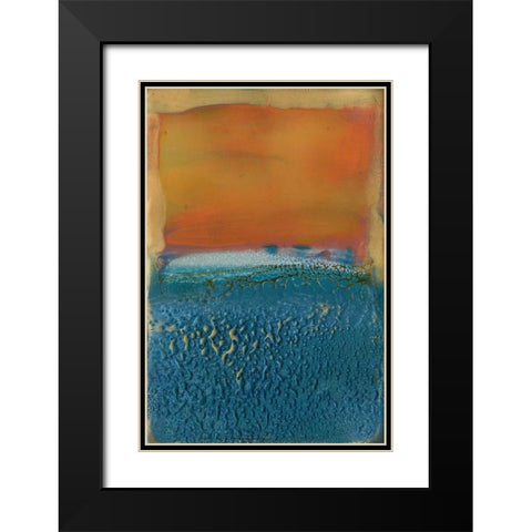 Skite II Black Modern Wood Framed Art Print with Double Matting by Jachimiec, Sue