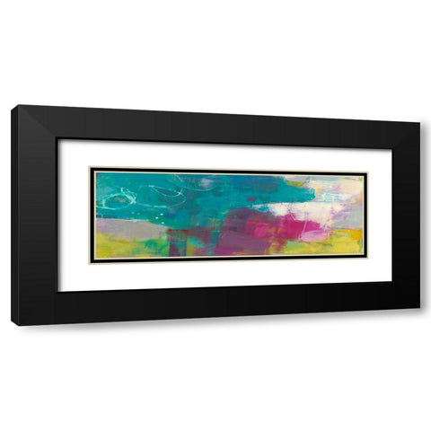 Loop III Black Modern Wood Framed Art Print with Double Matting by Jachimiec, Sue
