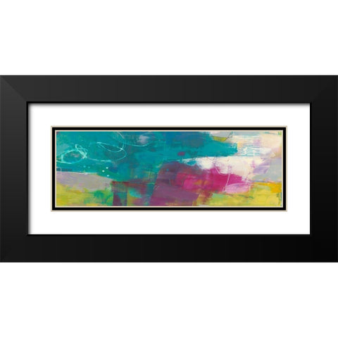 Loop III Black Modern Wood Framed Art Print with Double Matting by Jachimiec, Sue