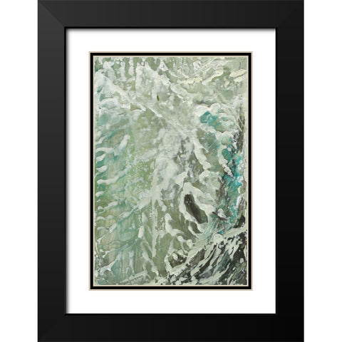 Salt Water I Black Modern Wood Framed Art Print with Double Matting by Stramel, Renee W.