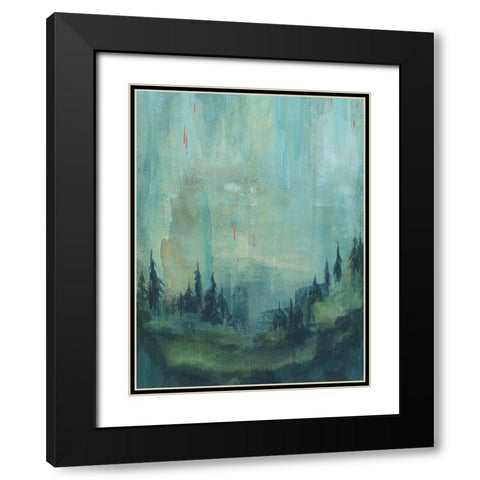 Tiger Mountain I Black Modern Wood Framed Art Print with Double Matting by Green, Jacob