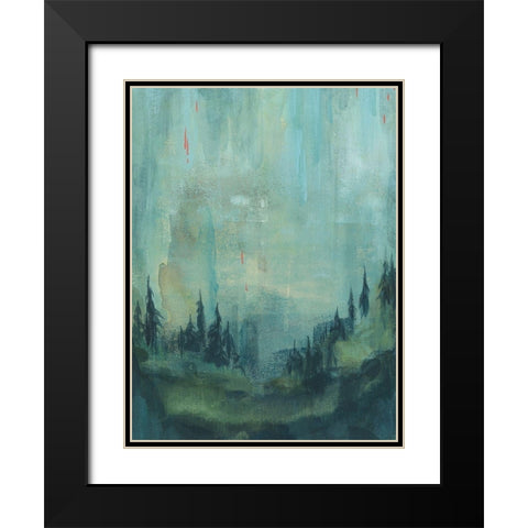 Tiger Mountain I Black Modern Wood Framed Art Print with Double Matting by Green, Jacob