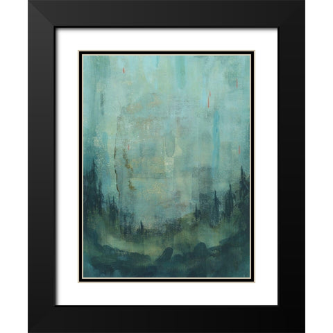 Tiger Mountain II Black Modern Wood Framed Art Print with Double Matting by Green, Jacob