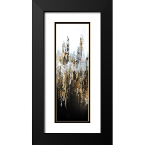 Metalico I Black Modern Wood Framed Art Print with Double Matting by Herrera, Leticia