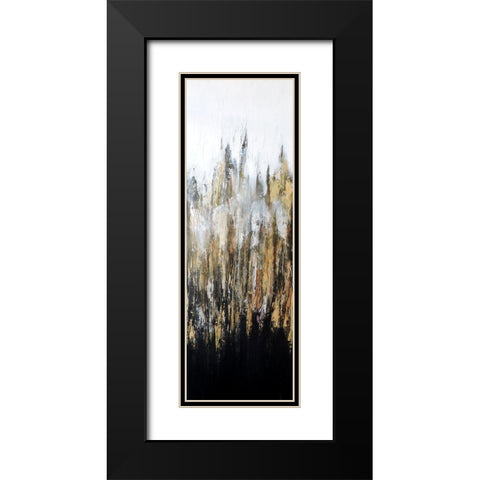Metalico II Black Modern Wood Framed Art Print with Double Matting by Herrera, Leticia