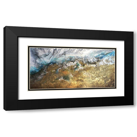 Metalicos y Texturas II Black Modern Wood Framed Art Print with Double Matting by Herrera, Leticia