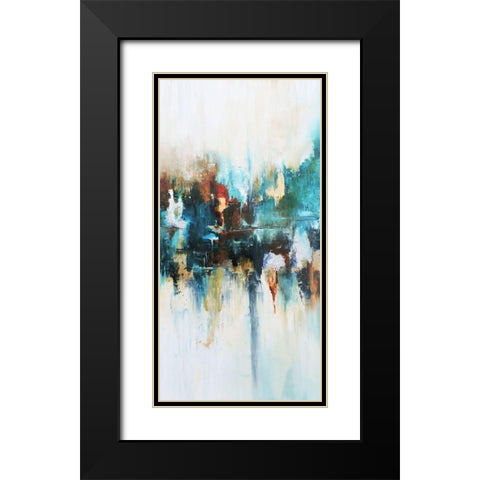 Reflejos Black Modern Wood Framed Art Print with Double Matting by Herrera, Leticia