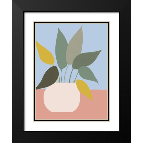 Ordinary Houseplant III Black Modern Wood Framed Art Print with Double Matting by Moore, Regina