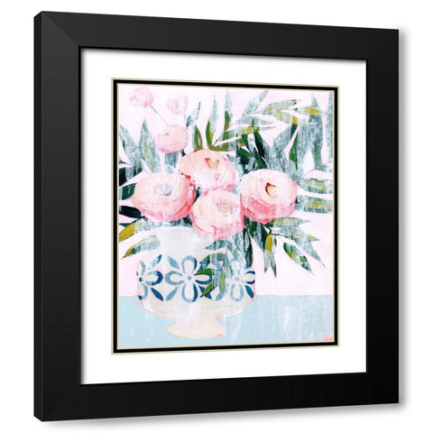 Bleached Bouquet I Black Modern Wood Framed Art Print with Double Matting by Popp, Grace