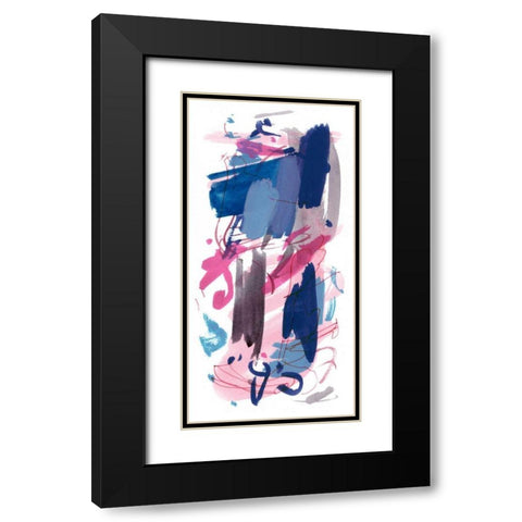 Wild as the Wind IV Black Modern Wood Framed Art Print with Double Matting by Wang, Melissa