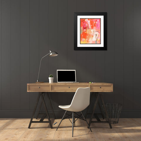 Bright One Black Modern Wood Framed Art Print with Double Matting by Jachimiec, Sue
