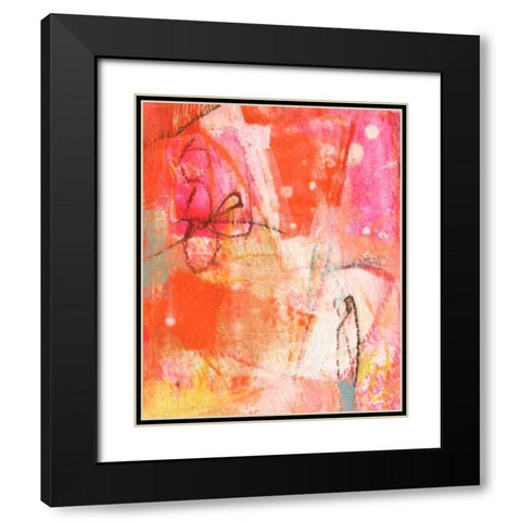Bright One Black Modern Wood Framed Art Print with Double Matting by Jachimiec, Sue