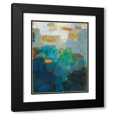Air Black Modern Wood Framed Art Print with Double Matting by Jachimiec, Sue