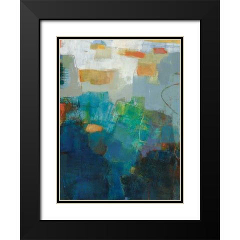 Air Black Modern Wood Framed Art Print with Double Matting by Jachimiec, Sue