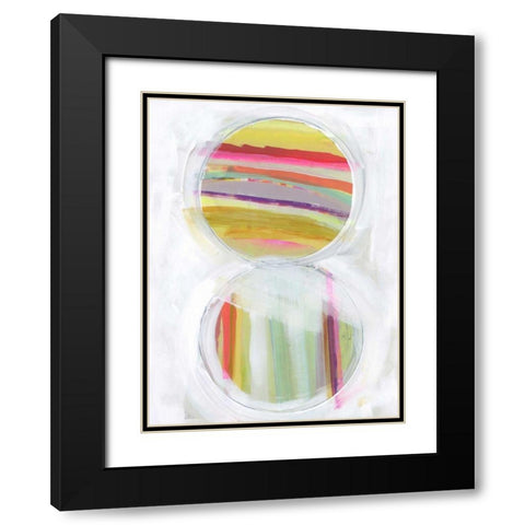 Art in Whites VIII Black Modern Wood Framed Art Print with Double Matting by Bellissimo Art