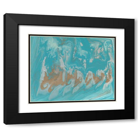 Cirrus III Black Modern Wood Framed Art Print with Double Matting by Studio W