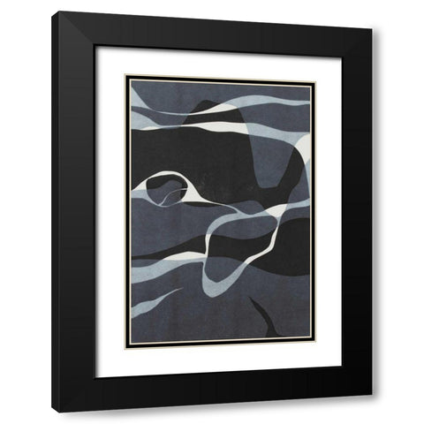 Naiad I Black Modern Wood Framed Art Print with Double Matting by Delamater, Rob