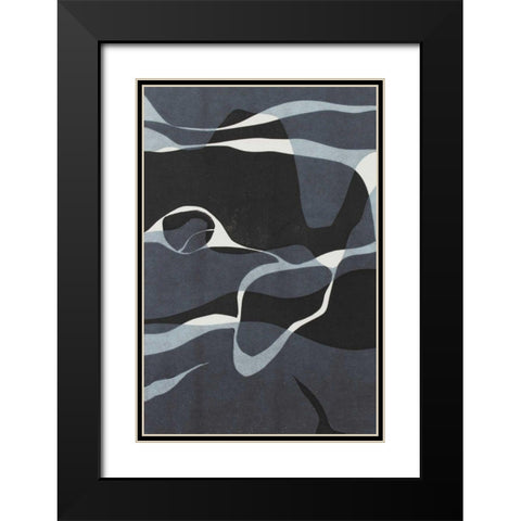 Naiad I Black Modern Wood Framed Art Print with Double Matting by Delamater, Rob