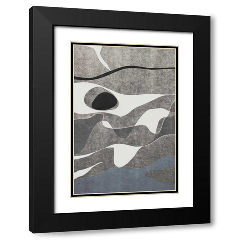 Naiad III Black Modern Wood Framed Art Print with Double Matting by Delamater, Rob