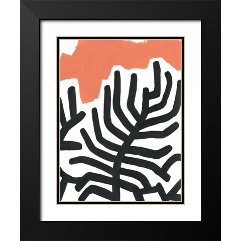 Color Block Maze V Black Modern Wood Framed Art Print with Double Matting by Vess, June Erica