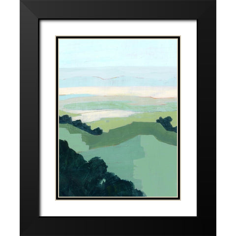 Halcyon Overlook I Black Modern Wood Framed Art Print with Double Matting by Popp, Grace