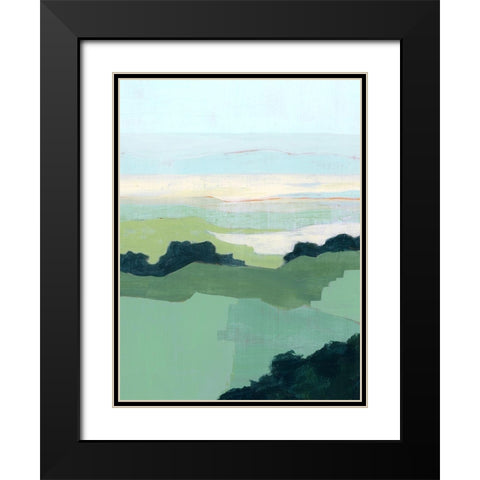 Halcyon Overlook II Black Modern Wood Framed Art Print with Double Matting by Popp, Grace