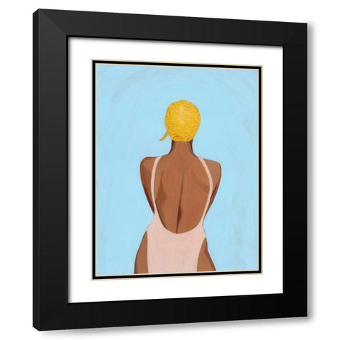 Swim Meet I Black Modern Wood Framed Art Print with Double Matting by Popp, Grace