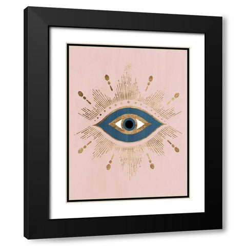 Seeing Eye I Black Modern Wood Framed Art Print with Double Matting by Popp, Grace