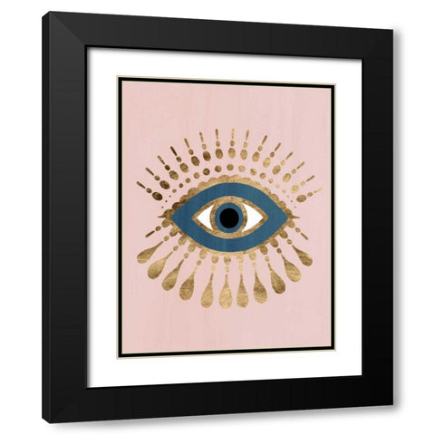 Seeing Eye II Black Modern Wood Framed Art Print with Double Matting by Popp, Grace