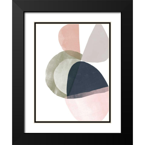 Encapsulate I Black Modern Wood Framed Art Print with Double Matting by Vess, June Erica