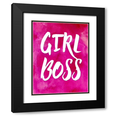 You Go I Black Modern Wood Framed Art Print with Double Matting by Sizemore, Natalie
