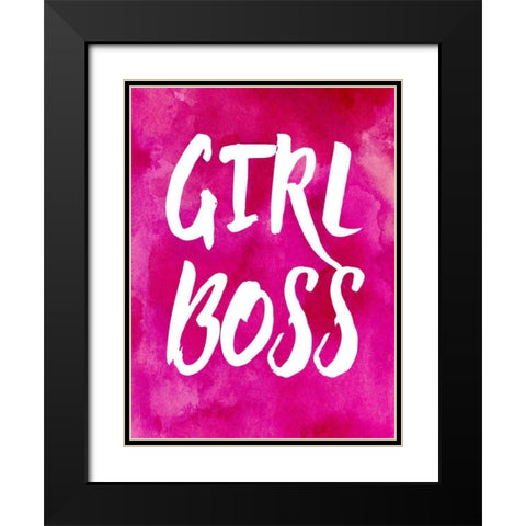 You Go I Black Modern Wood Framed Art Print with Double Matting by Sizemore, Natalie