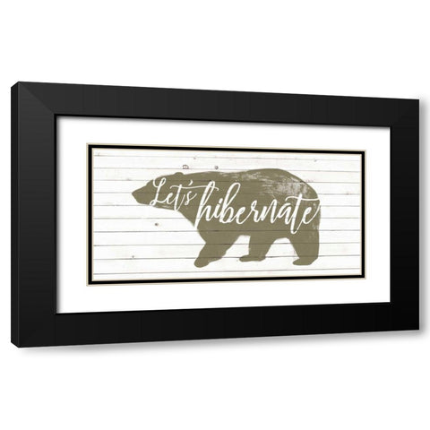 Lodge Hibernation I Black Modern Wood Framed Art Print with Double Matting by Popp, Grace