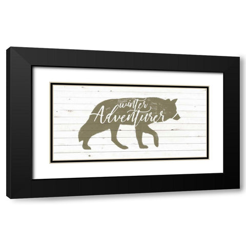 Lodge Hibernation II Black Modern Wood Framed Art Print with Double Matting by Popp, Grace