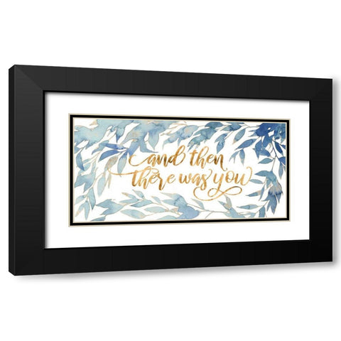 Glam Love II Black Modern Wood Framed Art Print with Double Matting by Popp, Grace