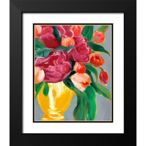 Plush Harvest II Black Modern Wood Framed Art Print with Double Matting by Warren, Annie
