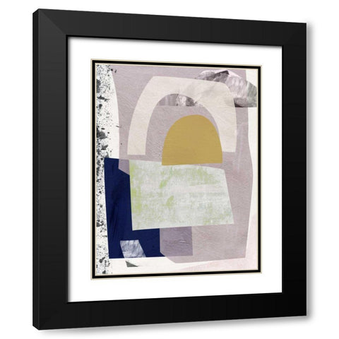 Snowy Peak II Black Modern Wood Framed Art Print with Double Matting by Wang, Melissa