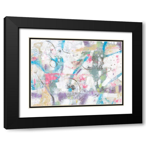 Loose Wire II Black Modern Wood Framed Art Print with Double Matting by OToole, Tim